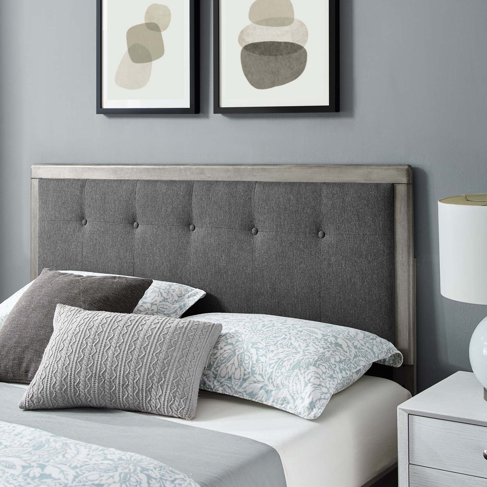 Willow Wood Queen Platform Bed With Splayed Legs by Modway