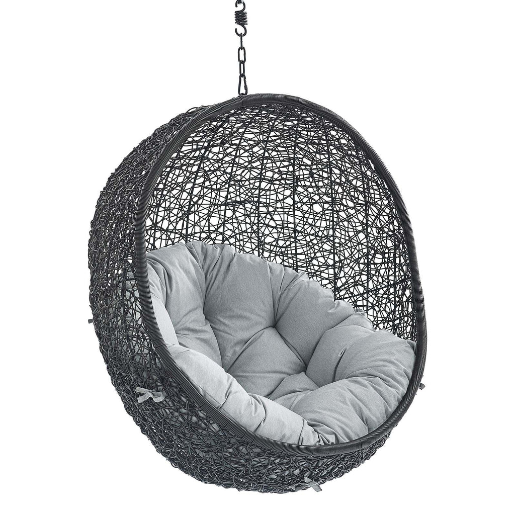 Encase Sunbrella¨ Fabric Swing Outdoor Patio Lounge Chair Without Stand by Modway
