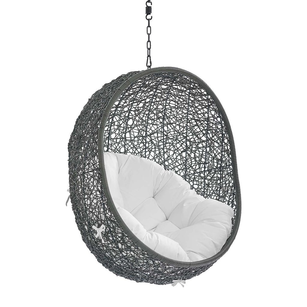 Hide Sunbrella¨ Fabric Swing Outdoor Patio Lounge Chair Without Stand by Modway