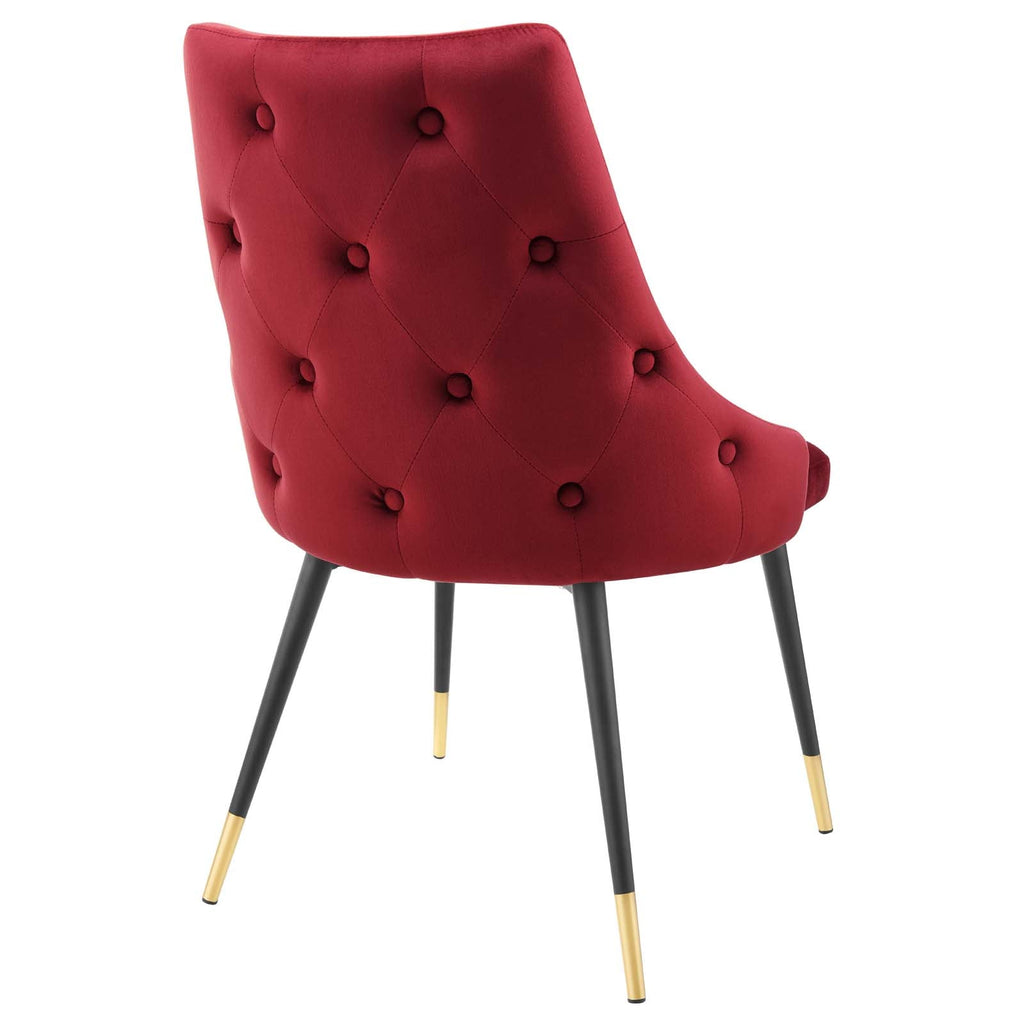 Adorn Performance Velvet Dining Side Chair Set of 2 by Modway
