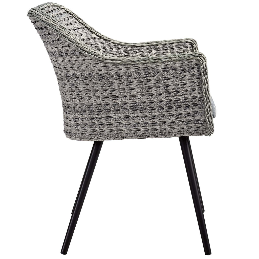 Endeavor 3 Piece Outdoor Patio Wicker Rattan Dining Set by Modway