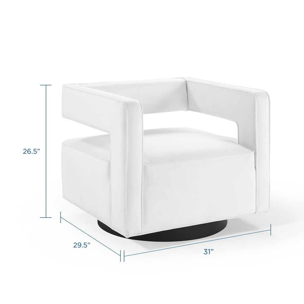 Booth Performance Velvet Performance Velvet Swivel Armchair by Modway