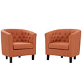 Prospect 2 Piece Upholstered Fabric Armchair Set by Modway