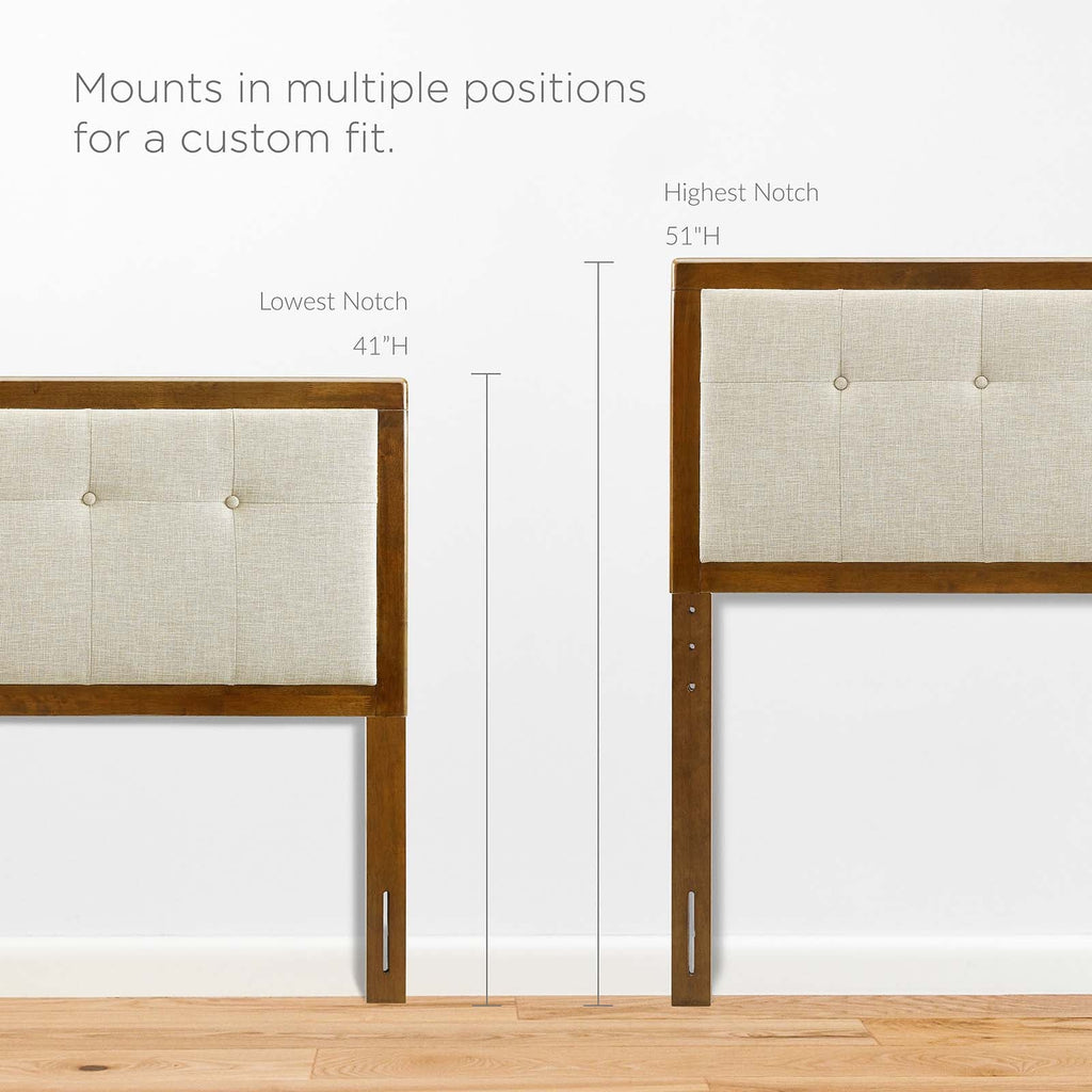 Willow Wood King Platform Bed With Splayed Legs by Modway