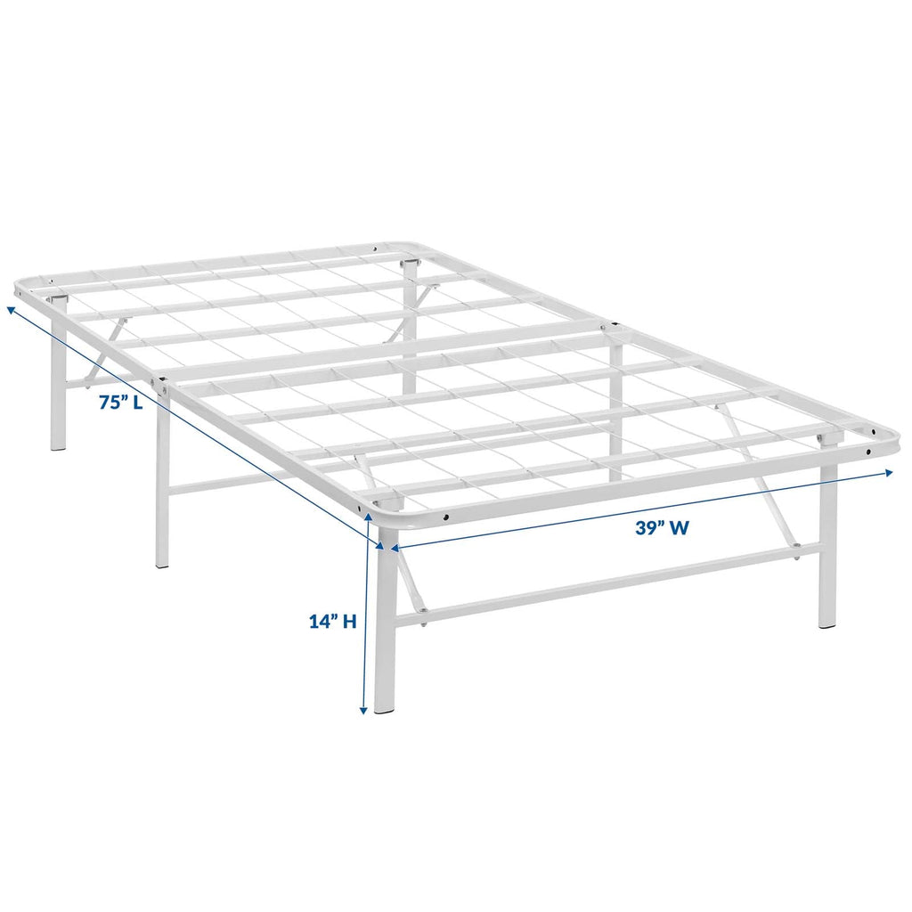 Horizon Stainless Steel Twin Bed Frame by Modway