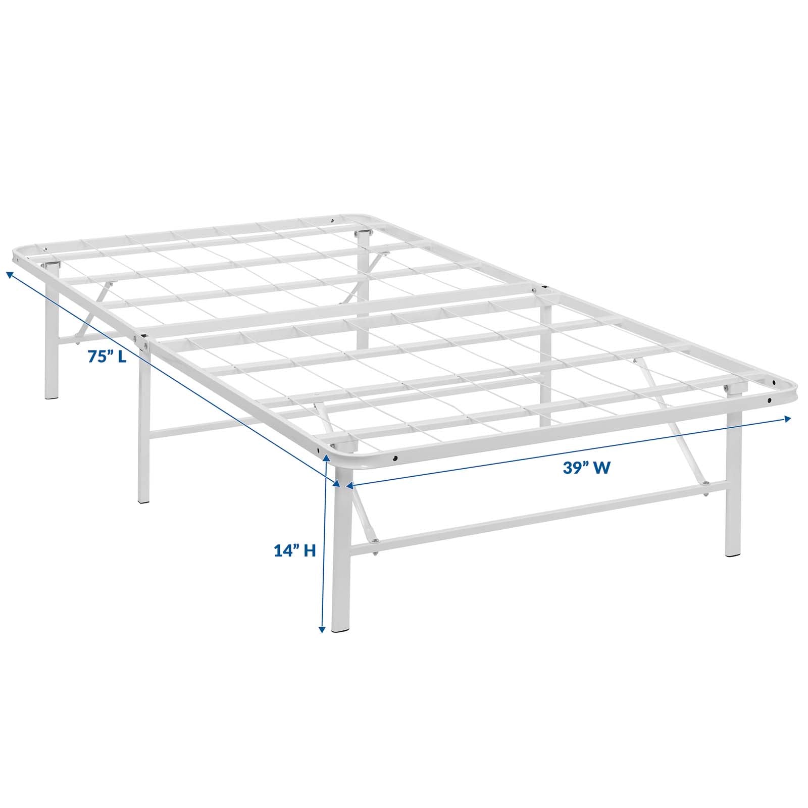 Horizon Stainless Steel Twin Bed Frame by Modway