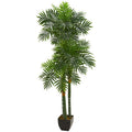 5.5' Triple Areca Palm Artificial Tree 5534 By Nearly Natural
