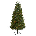 6' Rocky Mountain Spruce Artificial Christmas Tree w/ Pinecones
