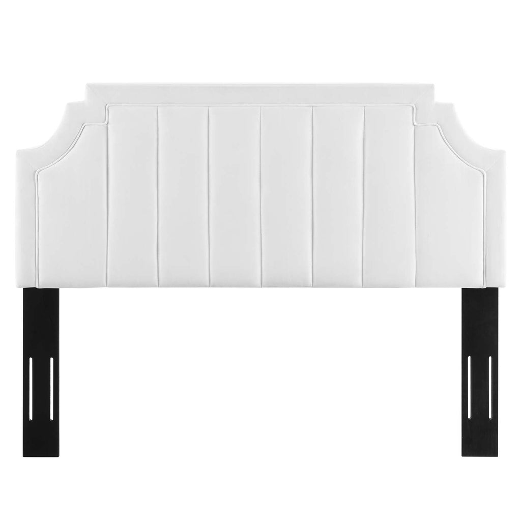 Alyona Channel Tufted Performance Velvet Full/Queen Headboard by Modway