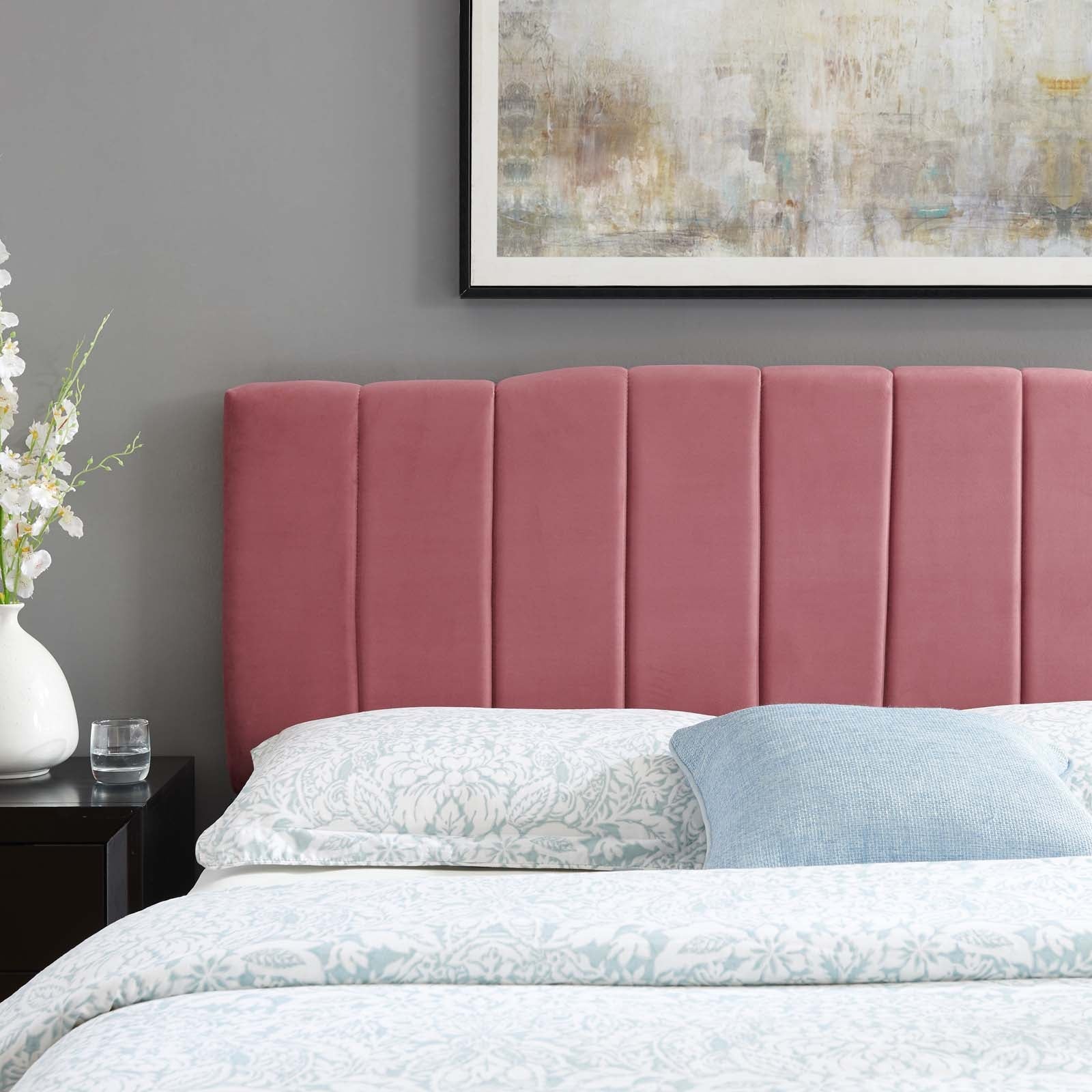 Camilla Channel Tufted Performance Velvet King/California King Headboard by Modway
