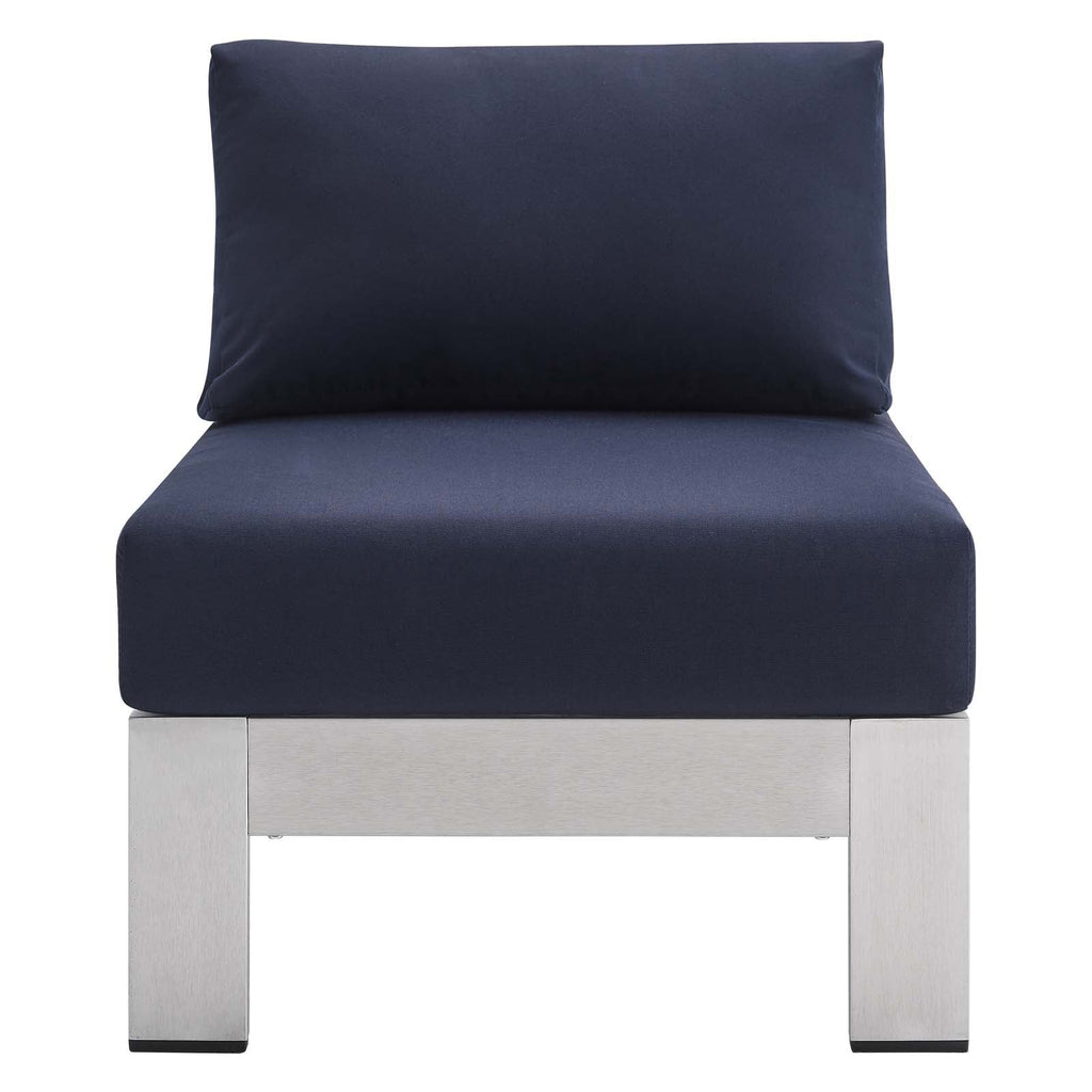 Shore Sunbrella¨ Fabric Aluminum Outdoor Patio Armless Chair by Modway