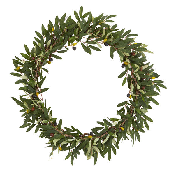 23" Olive Artificial Wreath