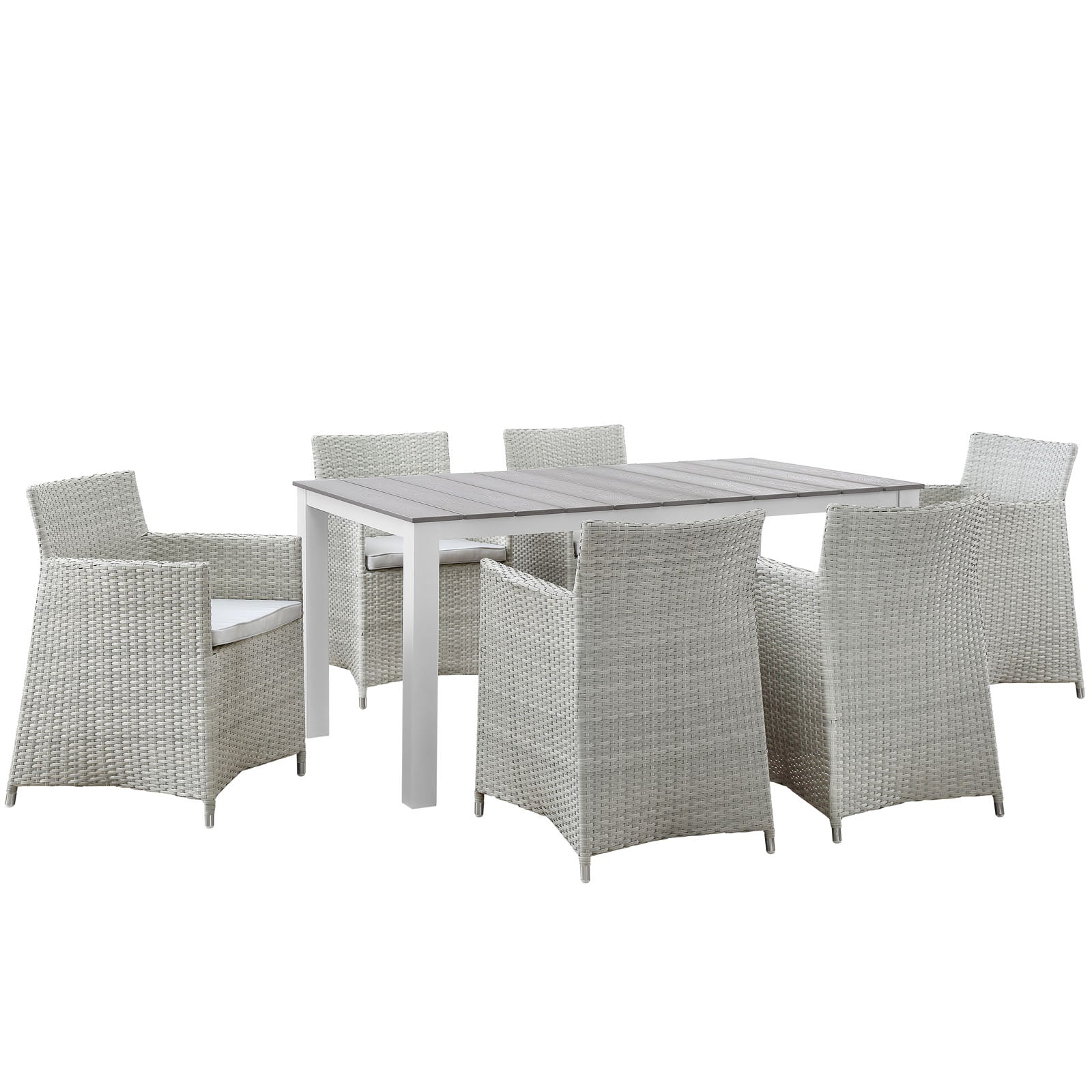 Junction 7 Piece Outdoor Patio Dining Set by Modway