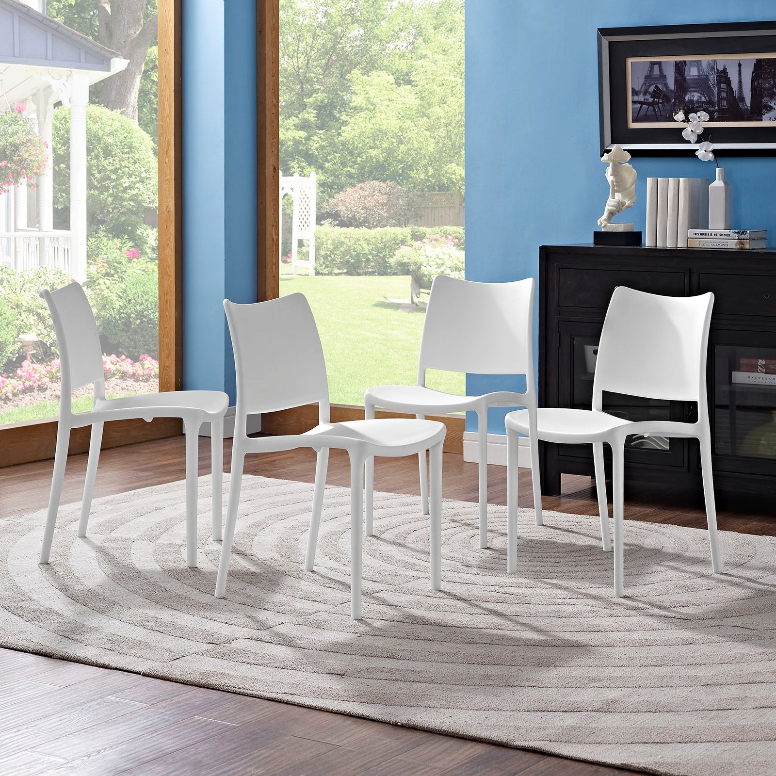 Hipster Dining Side Chair Set of 4 by Modway