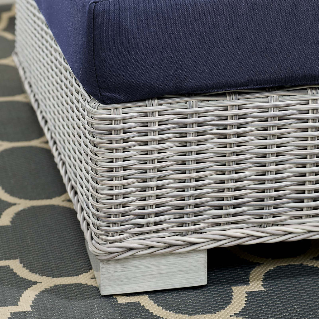 Conway Sunbrella¨ Outdoor Patio Wicker Rattan Corner Chair by Modway