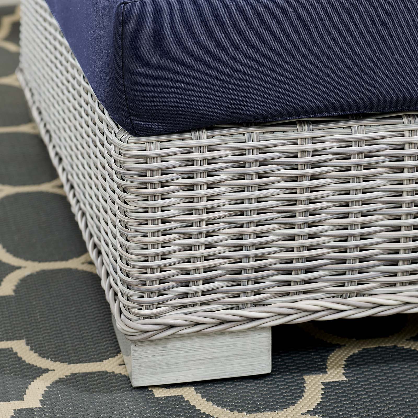 Conway Sunbrella¨ Outdoor Patio Wicker Rattan Corner Chair by Modway
