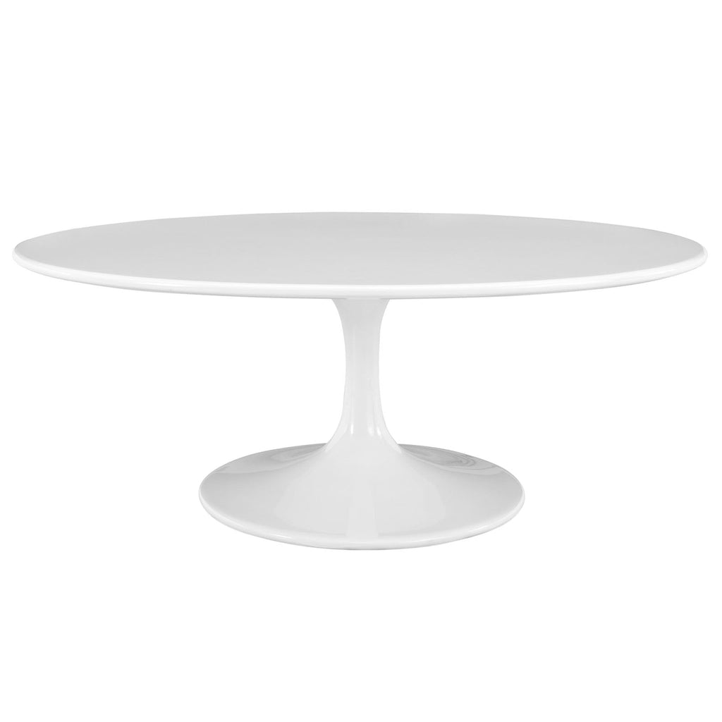Lippa 42" Oval Wood Coffee Table by Modway