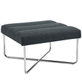 Reach Upholstered Fabric Ottoman by Modway