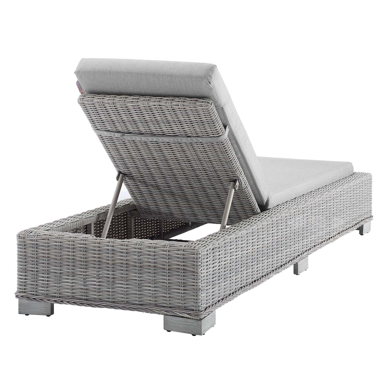 Conway Sunbrella¨ Outdoor Patio Wicker Rattan Chaise Lounge by Modway