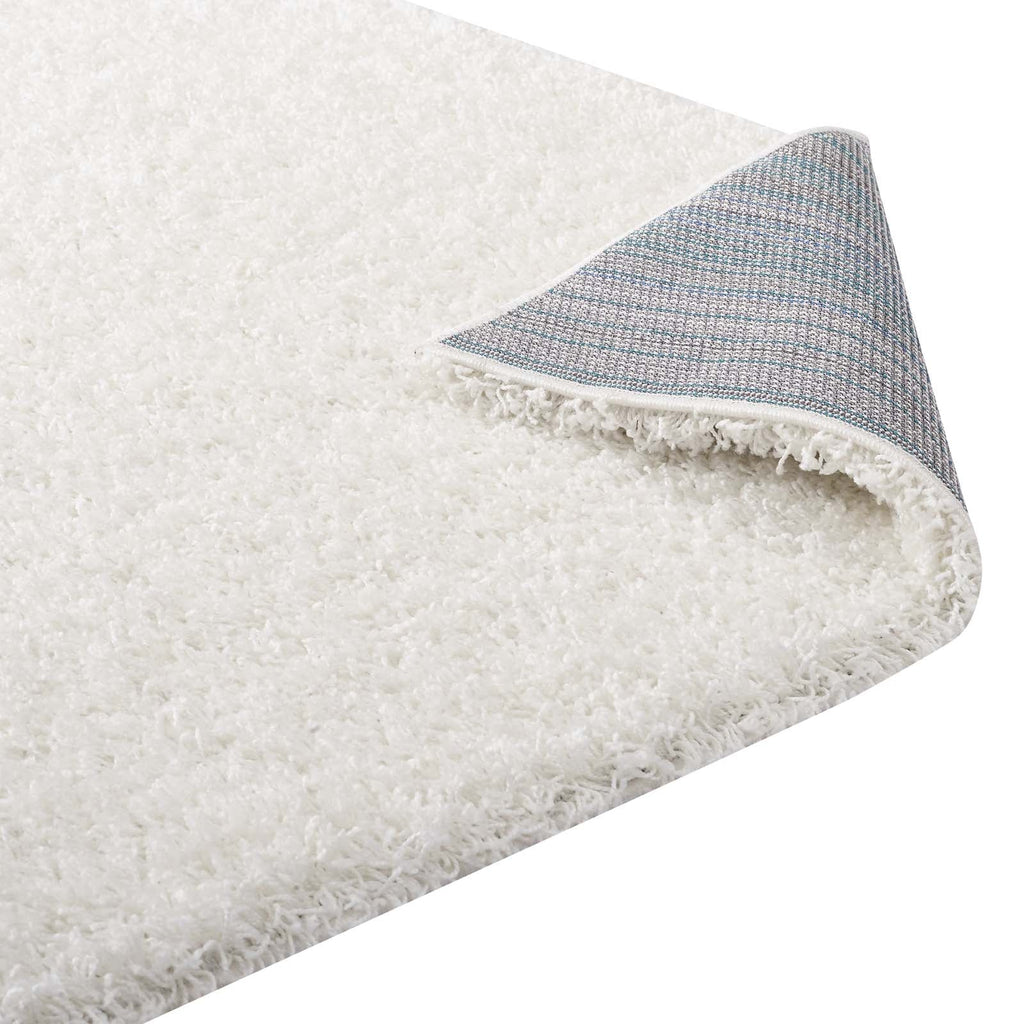 Enyssa Solid 5x8 Shag Area Rug by Modway
