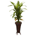 57' Dracaena w/Stand Silk Plant (Real Touch)