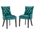 Regent Tufted Performance Velvet Dining Side Chairs Set of 2 by Modway