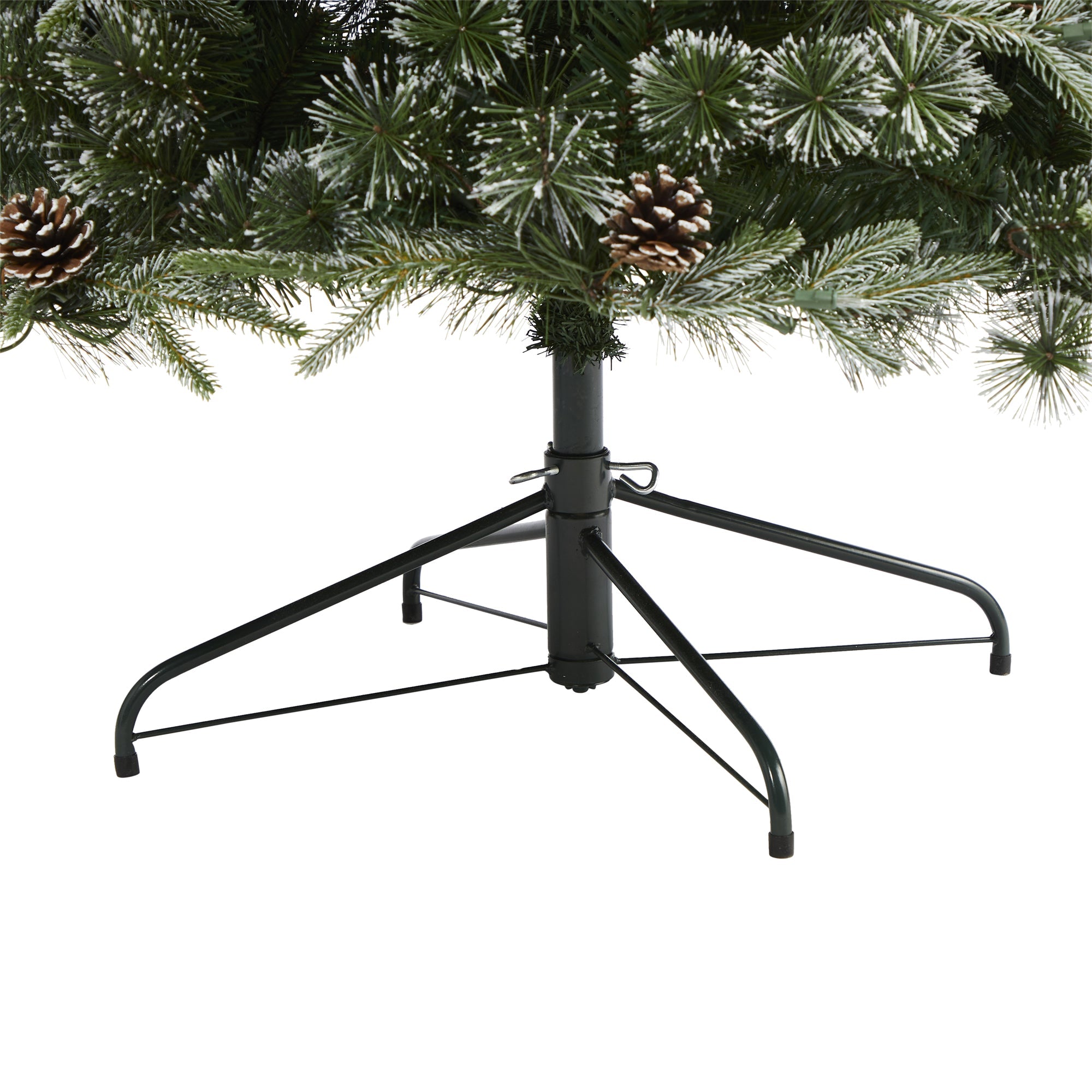 7.5' Snowed Tipped Clermont Mixed Pine Artificial Christmas Tree