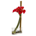 18" Calla Lily with Bamboo Artificial Arrangement