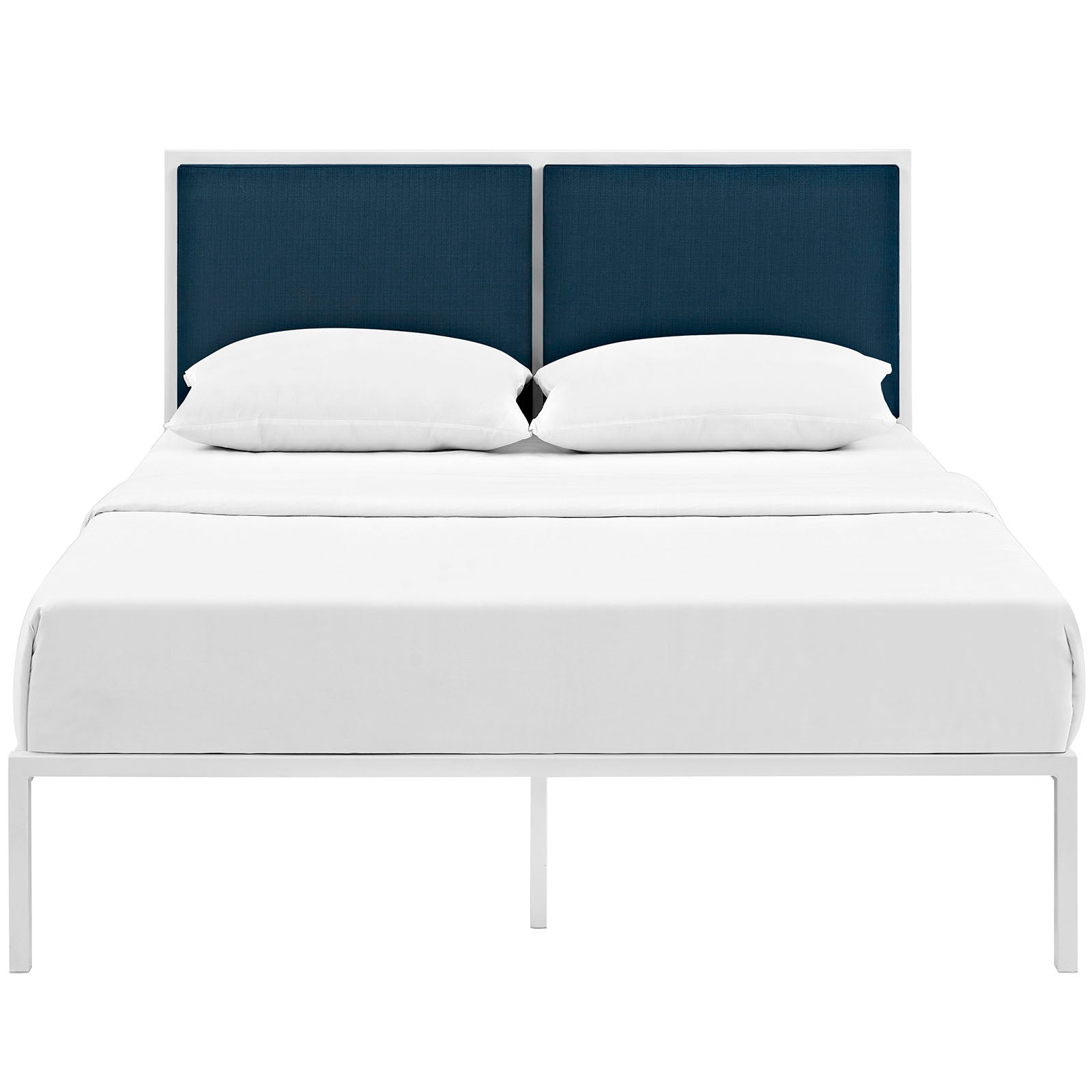Della Fabric King Bed by Modway