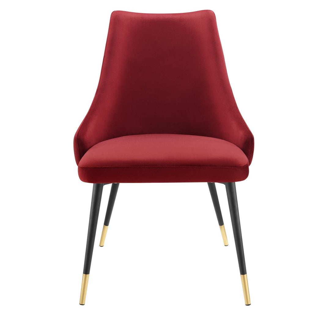 Adorn Performance Velvet Dining Side Chair Set of 2 by Modway