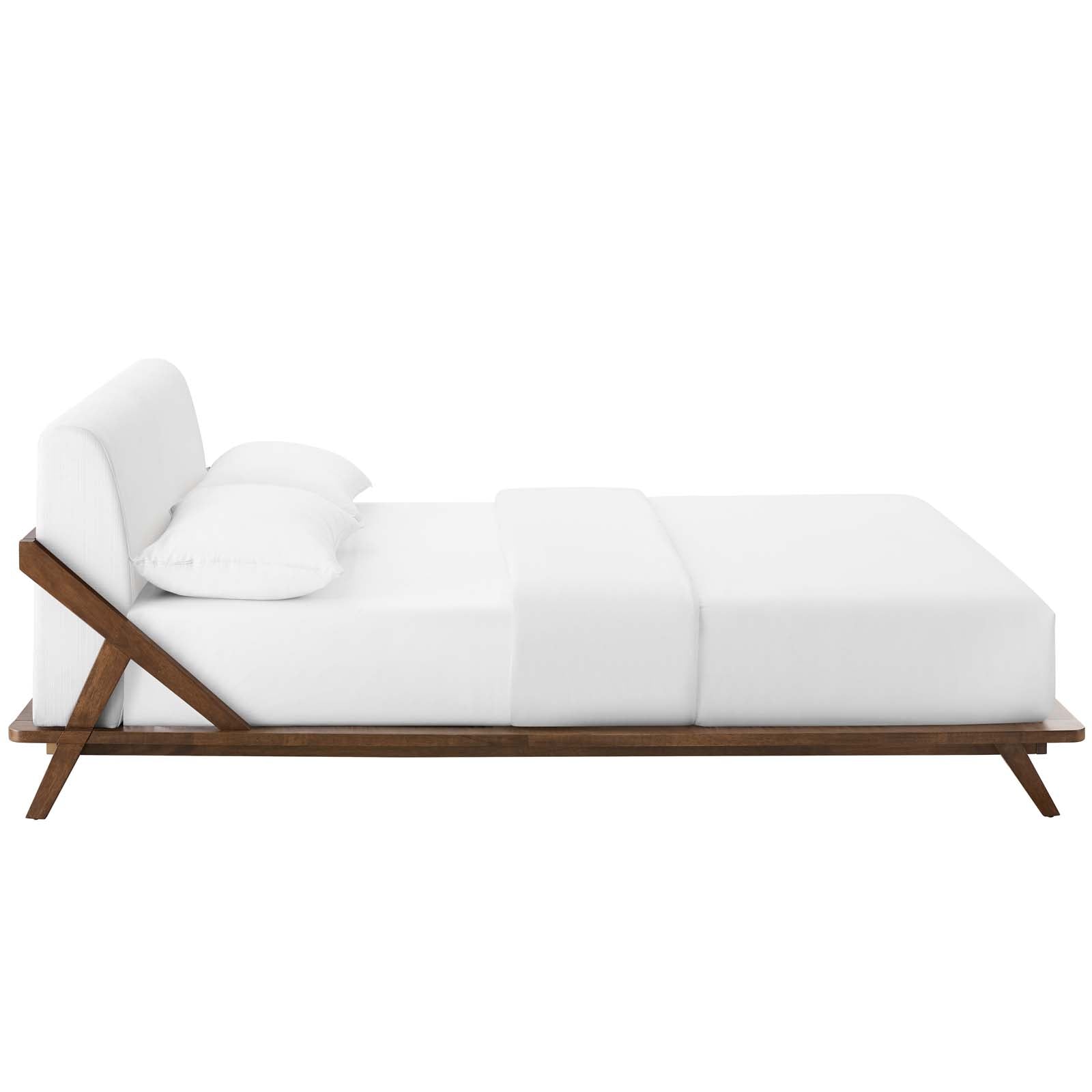 Luella Upholstered Fabric Queen Platform Bed by Modway