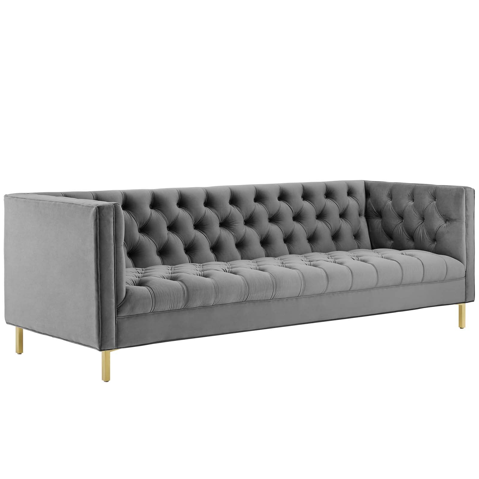 Delight Tufted Button Performance Velvet Sofa by Modway