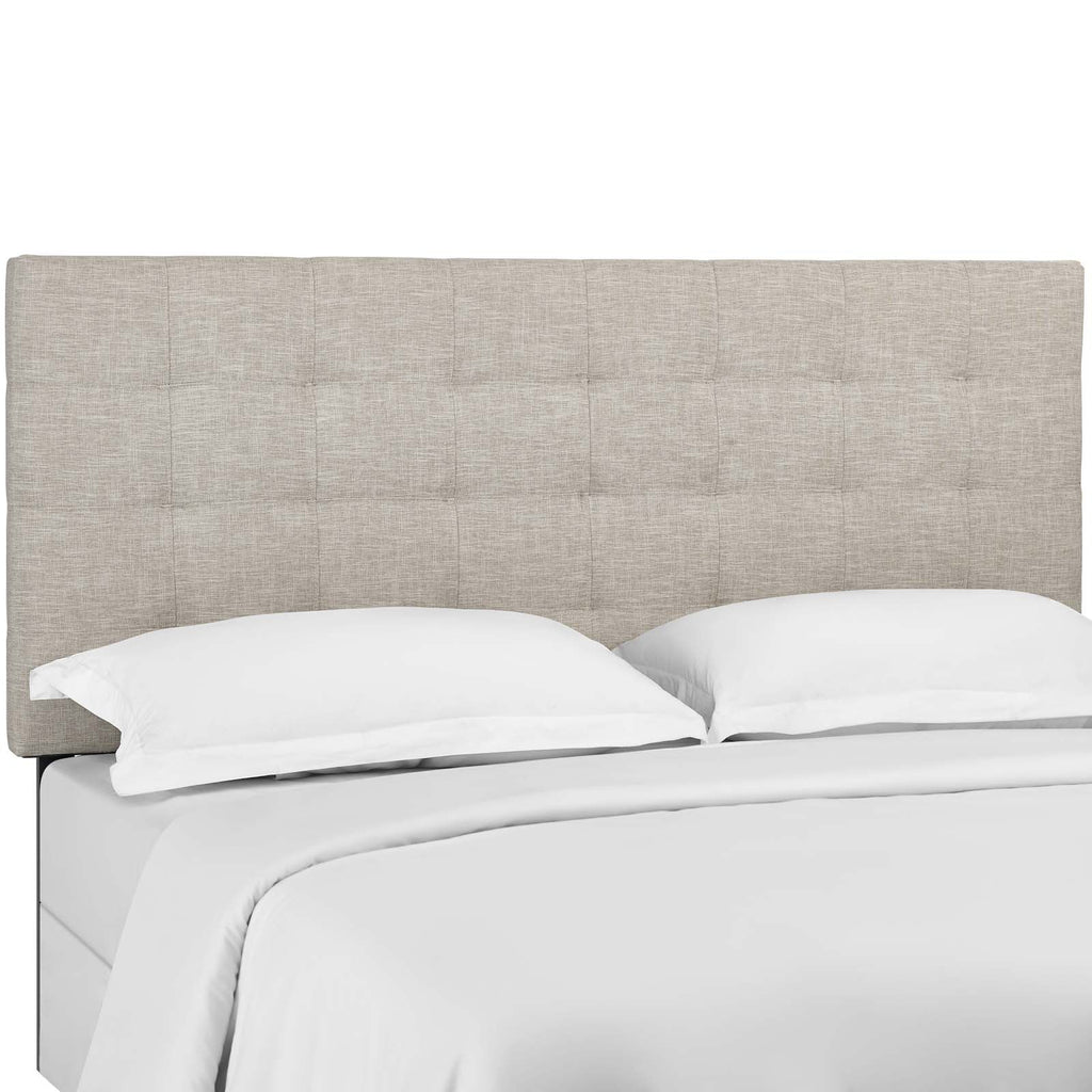 Paisley Tufted Upholstered Linen Fabric King and California King Headboard by Modway