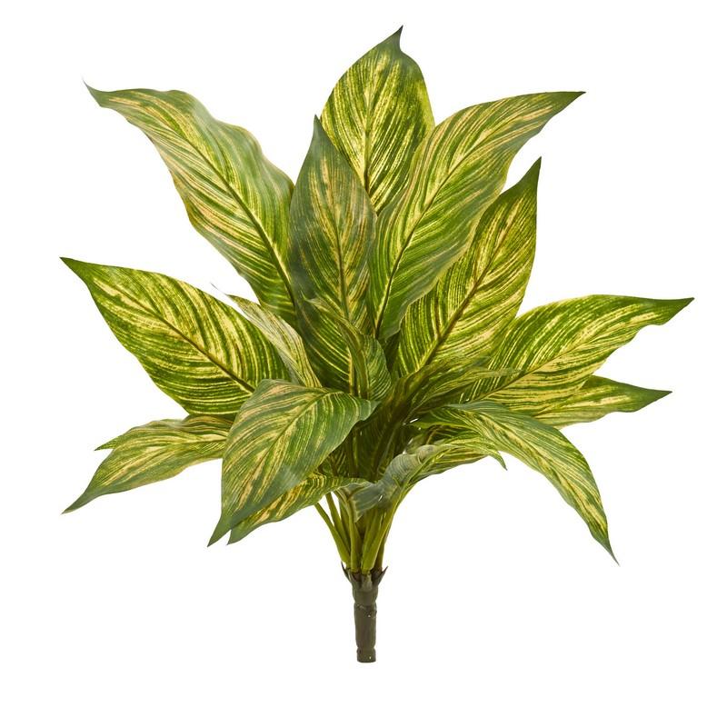 14"  Musa Leaf Artificial Plant (Set of 12)