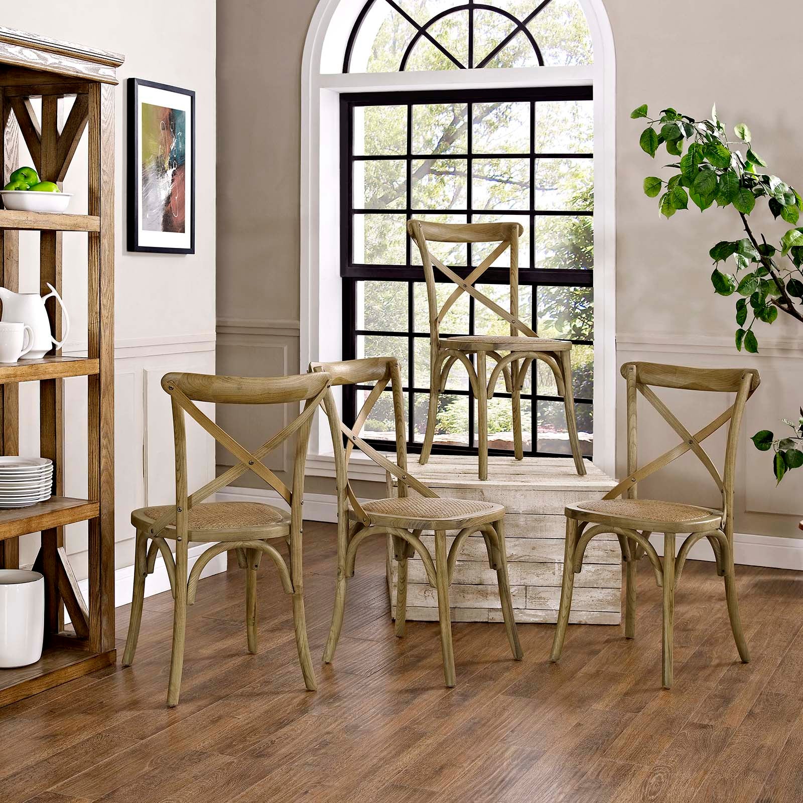 Gear Dining Side Chair Set of 4 by Modway