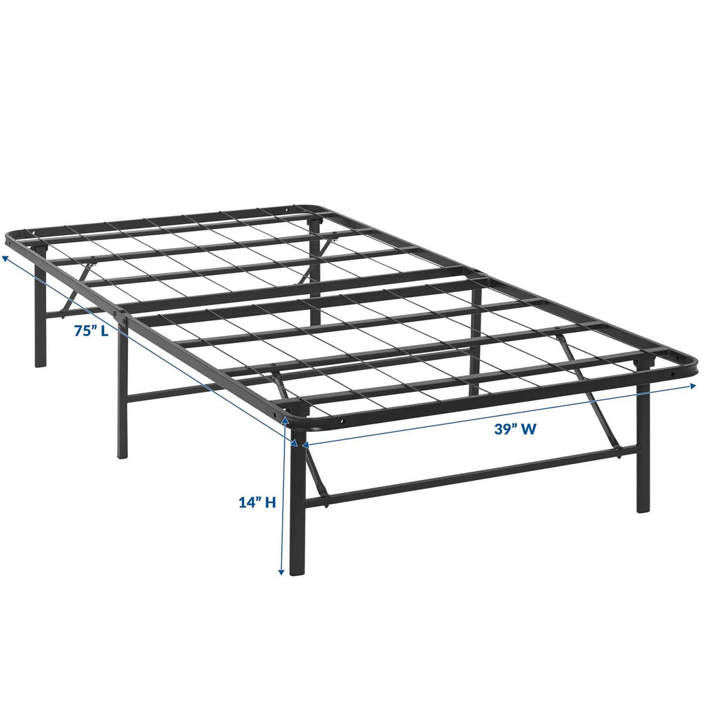 Horizon Stainless Steel Twin Bed Frame by Modway