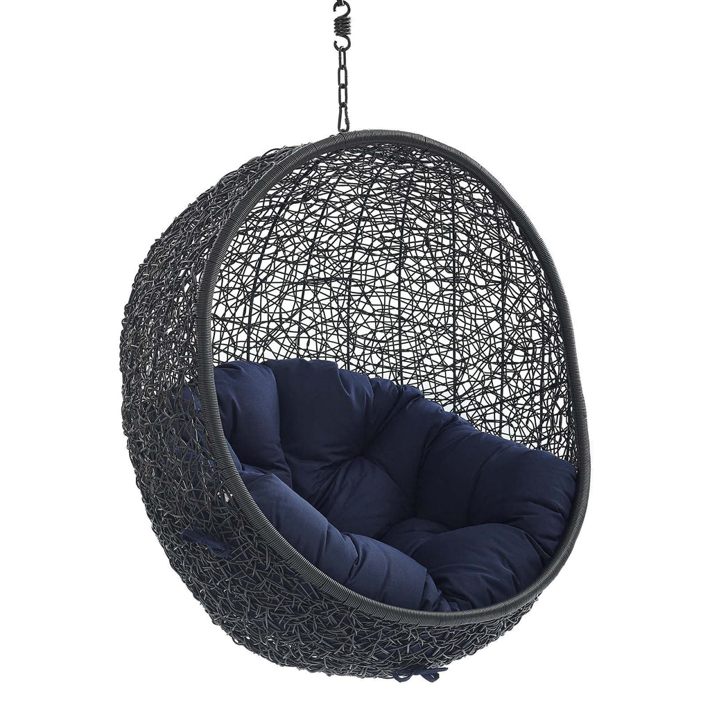Encase Sunbrella¨ Fabric Swing Outdoor Patio Lounge Chair Without Stand by Modway