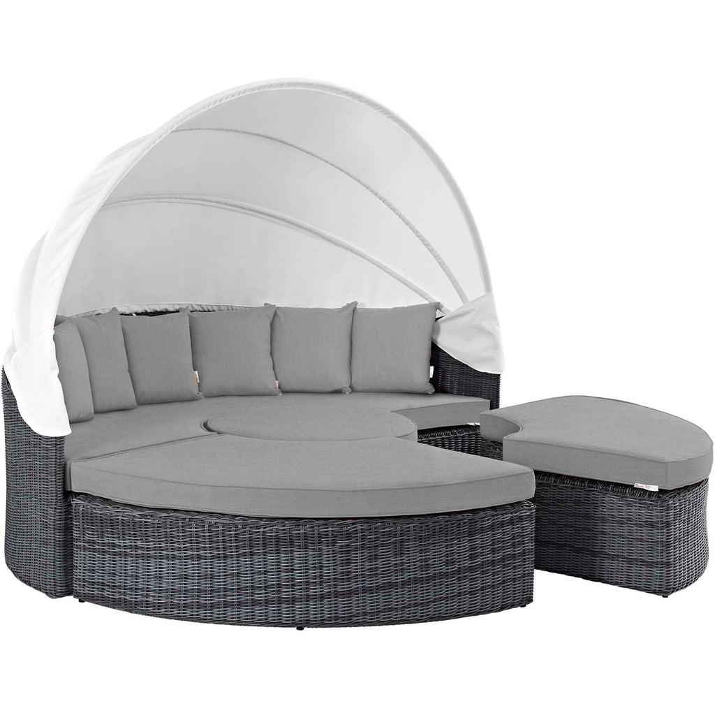 Summon Canopy Outdoor Patio Sunbrella¨ Daybed by Modway