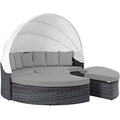 Summon Canopy Outdoor Patio Sunbrella¨ Daybed by Modway