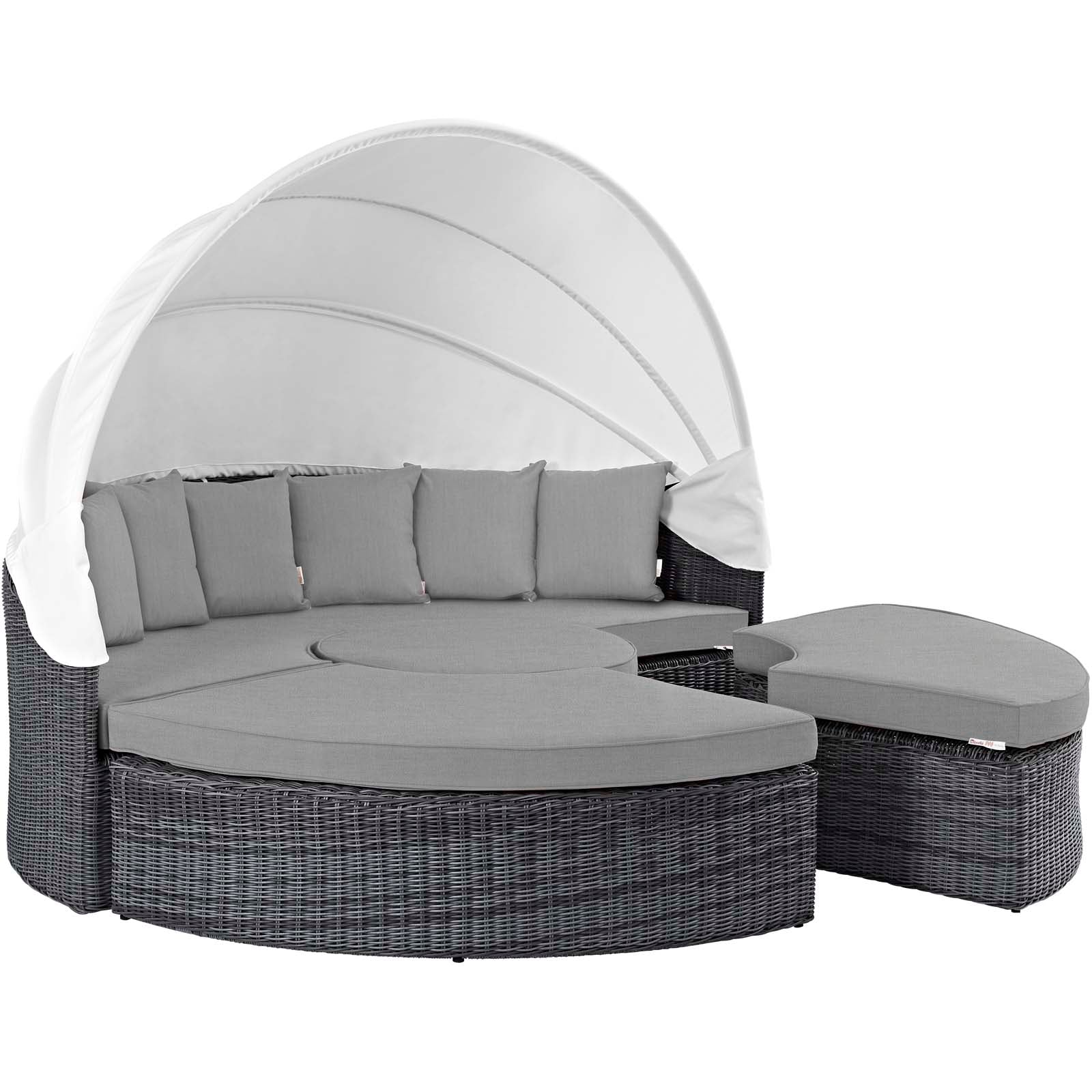 Summon Canopy Outdoor Patio Sunbrella¨ Daybed by Modway