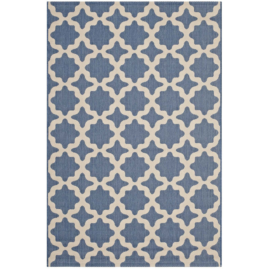 Cerelia Moroccan Trellis Indoor and Outdoor 8x10 Area Rug by Modway