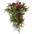 26"  Pine & Pine Cone Teardrop