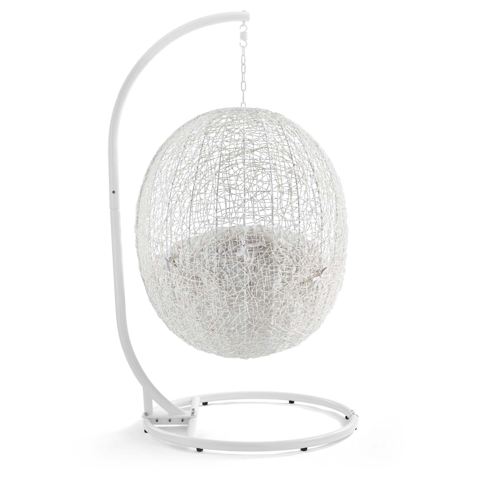 Hide Outdoor Patio Sunbrella¨ Swing Chair With Stand by Modway