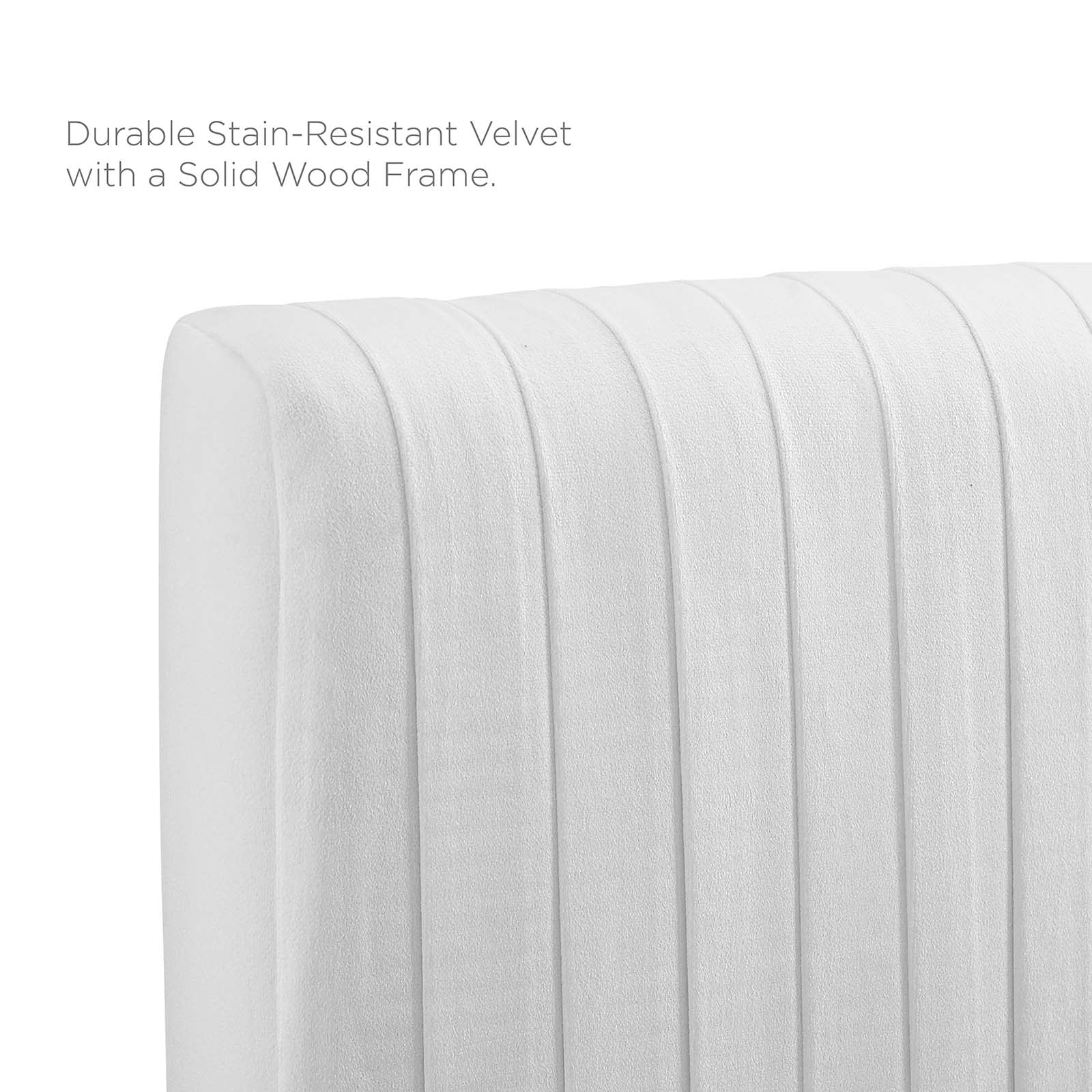 Eloise Channel Tufted Performance Velvet Full/Queen Headboard by Modway