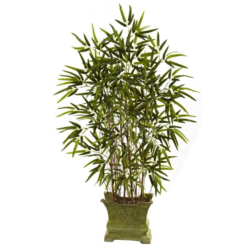 45"  Bamboo Tree w/Decorative Planter