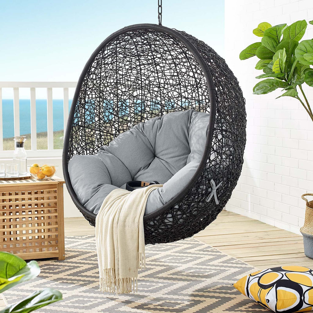 Encase Swing Outdoor Patio Lounge Chair Without Stand by Modway