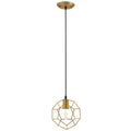 Pique Gold Metal Ceiling Fixture by Modway