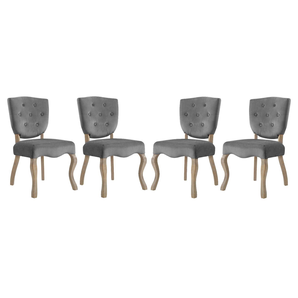 Array Dining Side Chair Set of 4 by Modway