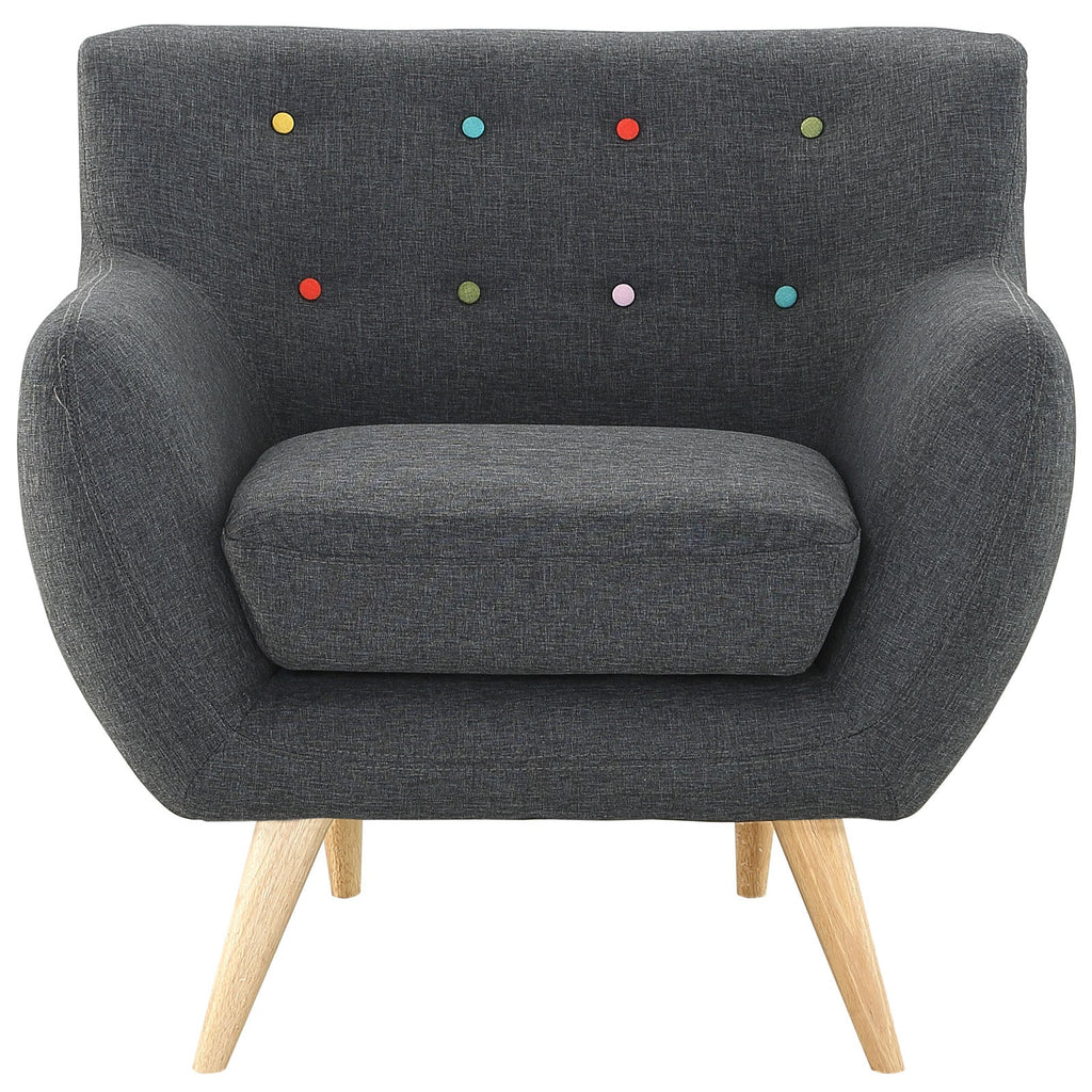 Remark Upholstered Fabric Armchair by Modway