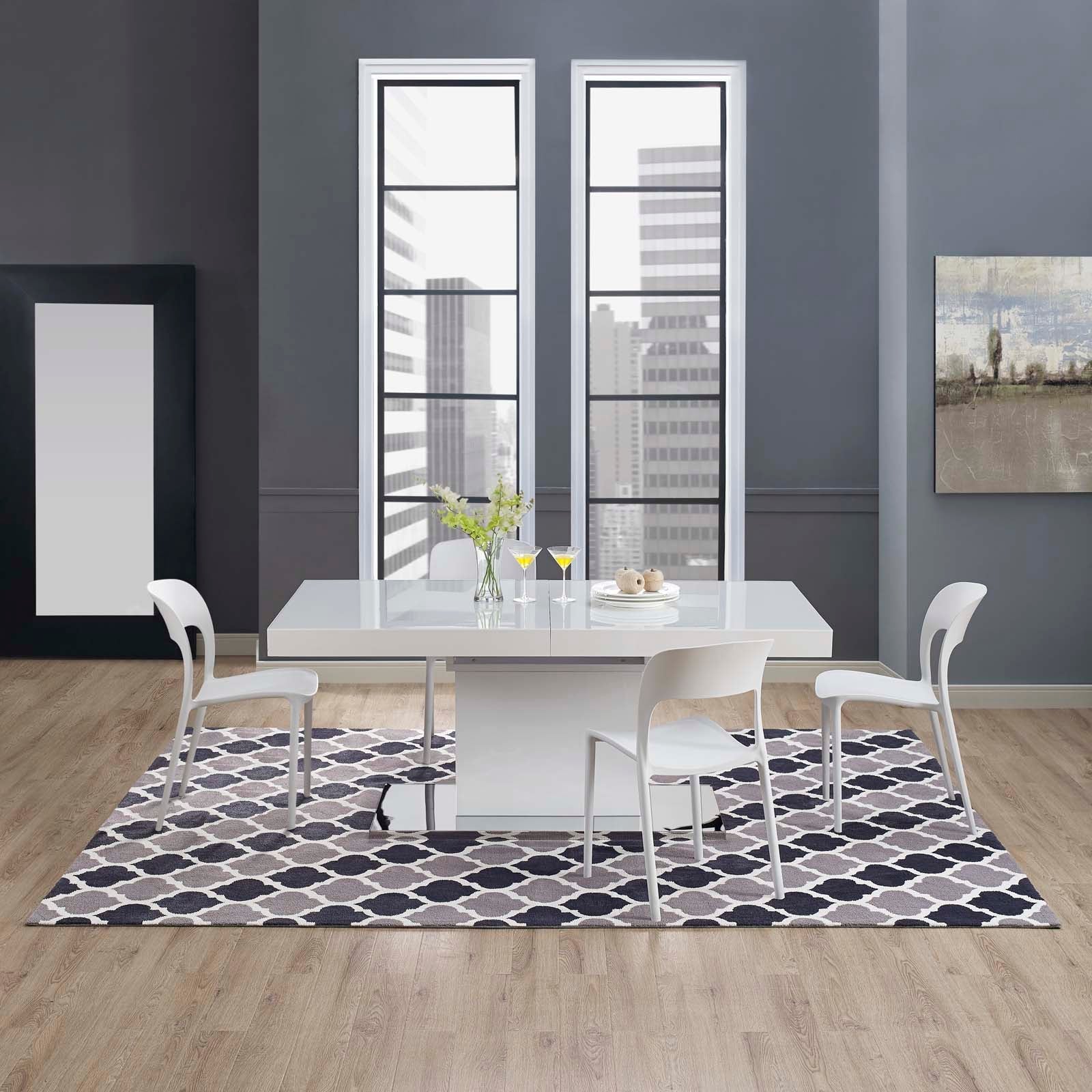 Lida Moroccan Trellis 8x10 Area Rug by Modway